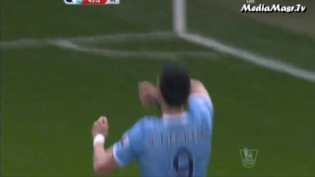 هدف مانشستر سيتي الثاني في ليفربول - الأسبوع 18 - 26/12/2013