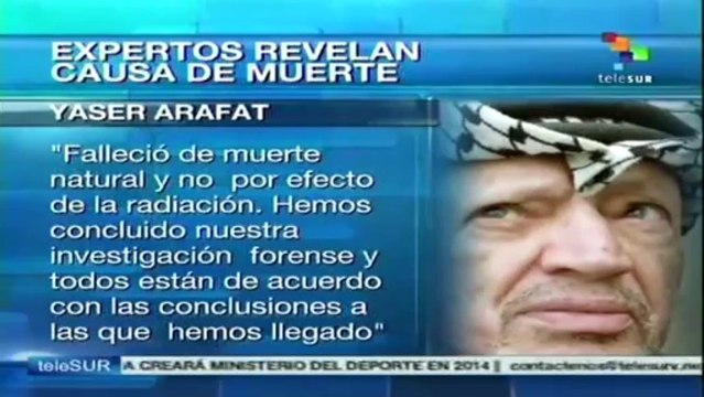 Aseguran expertos rusos que Yaser Arafat no fue asesinado