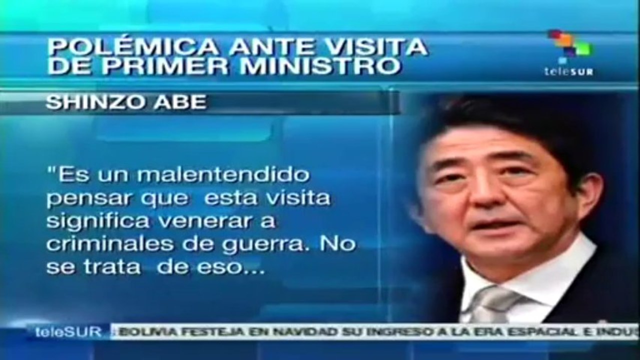 Visita de Shinzo Abe a Santuario de Yasukuni es criticada por vecinos