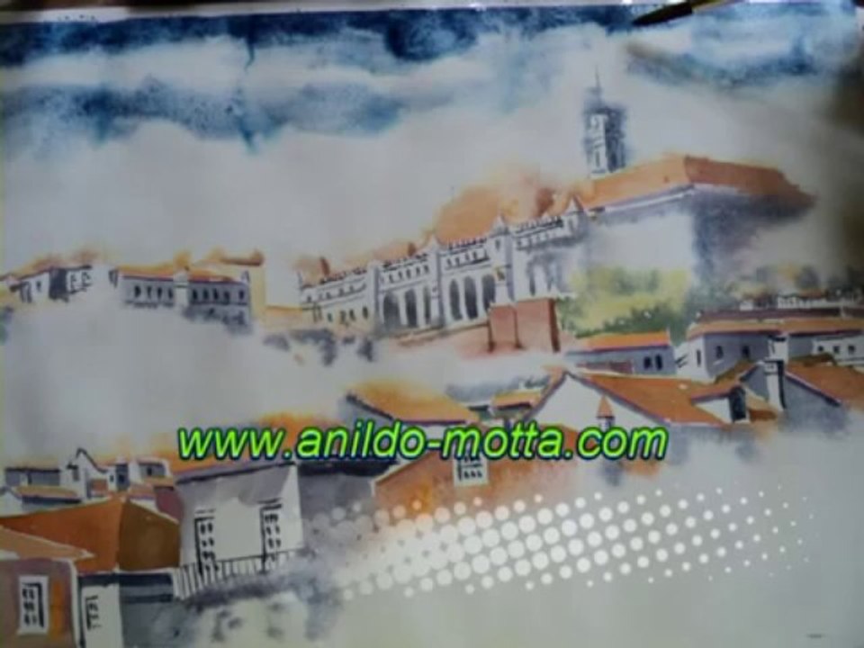 Aulas grátis pinturas com aquarelas passo a passo
