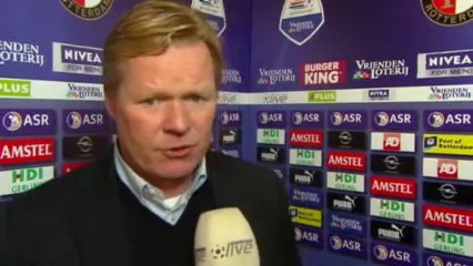 12-02-2012 Ronald Koeman na Feyenoord - Vitesse