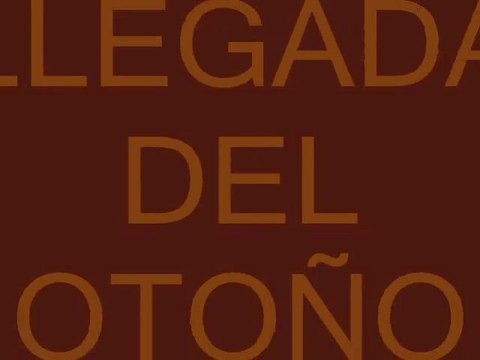 Caida de hojas de otoño