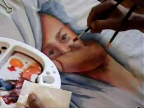 Pinturas em tecido de uma criança. 1_37min. Aula Parte 6º passo a passo totalmente grátis