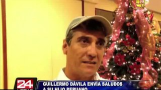 VIDEO: Guillermo Dávila le mandó un mensaje por Navidad a su hijo peruano