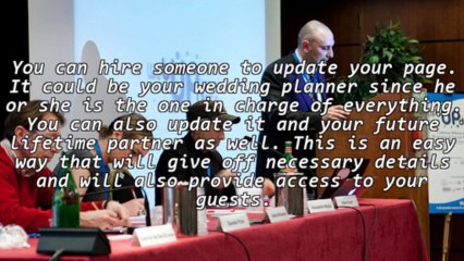 An Appealing Personal Wedding Websites