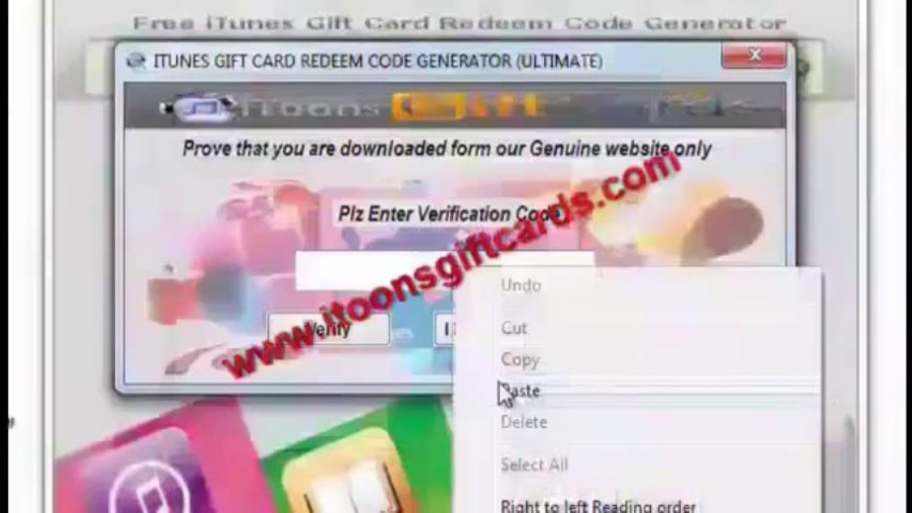 100-Dollar Itunes Gift Card Generator New 2013 Updated 2013