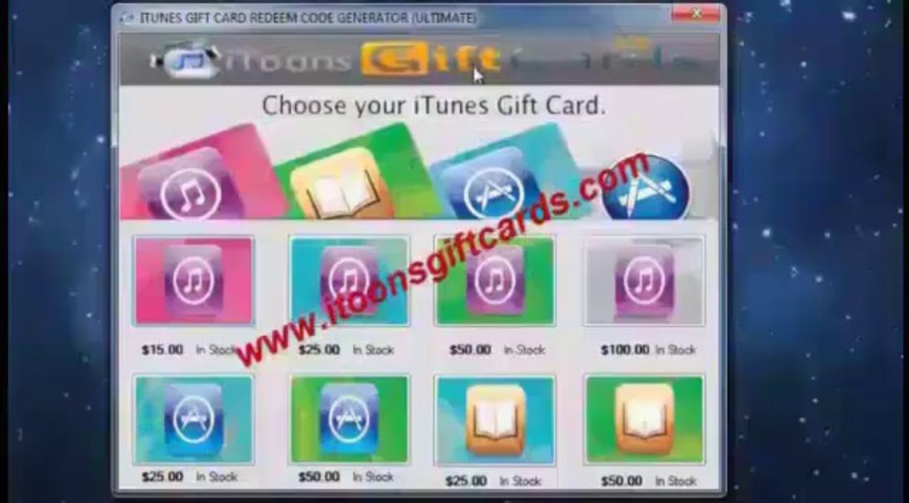 Itunes Gift Card Generator 2013 [Updated  December 2013]