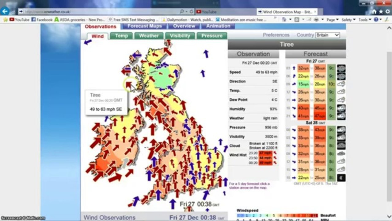 WEATHER WARNINGS FOR UK
