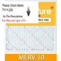 Clearance Nordic Pure 14x20x2 MERV 10 Pleated AC Furnace Air Filter, Box of 3
