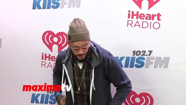 Travie McCoy KIIS Jingle Ball red carpet arrivals at Staples Center in Los Angeles