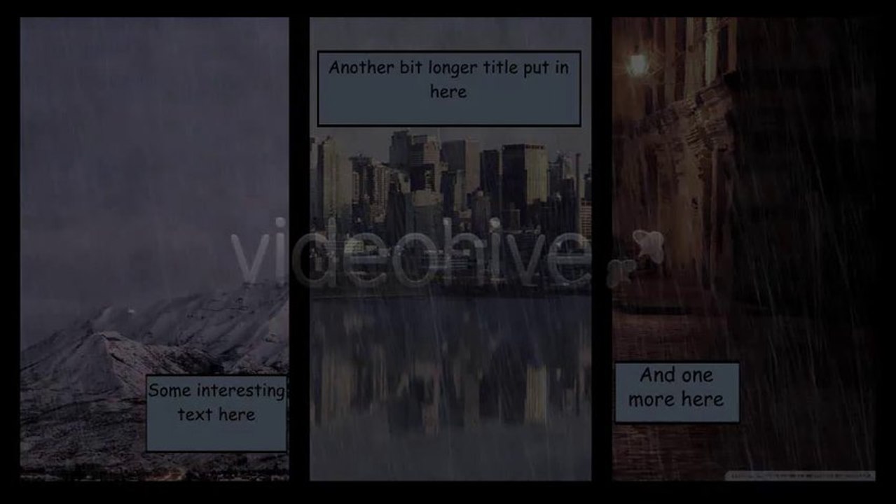 Comic Noir Slideshow - After Effects Template