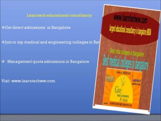 Best Engineering Colleges in Bangalore