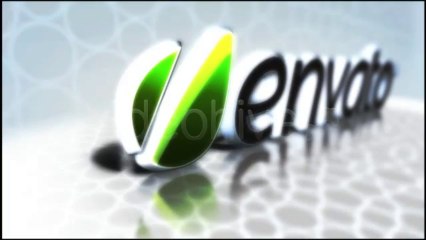 3D Golden Bevel Logo - After Effects Template