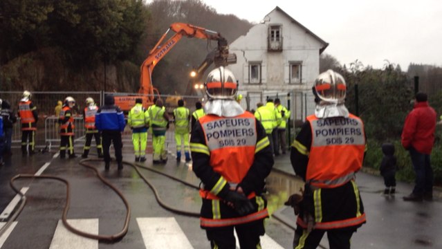 Inondations à Quimperlé