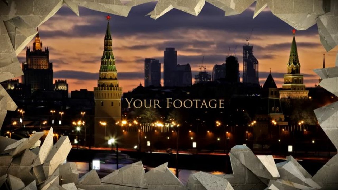 Breaking Wall - After Effects Template