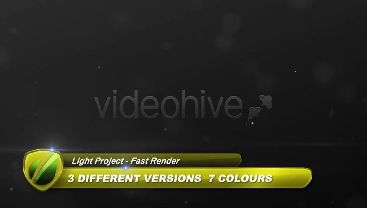 Glassy Shield Lower Third - After Effects Template