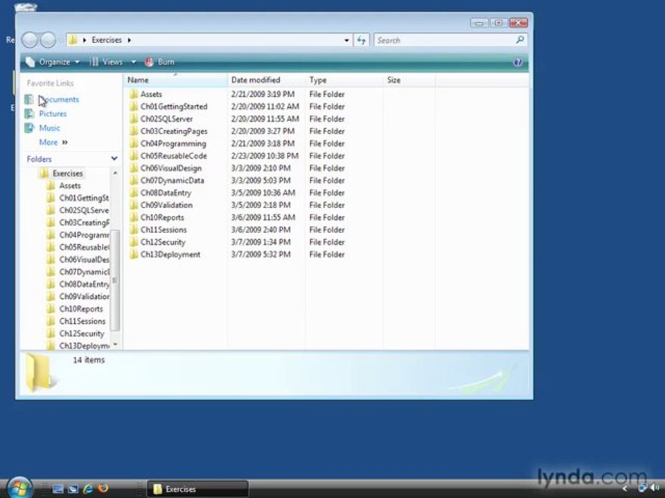 00 03. Using the exercise files