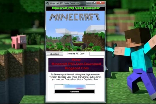 Minecraft PS3 Code Generator by 3DM