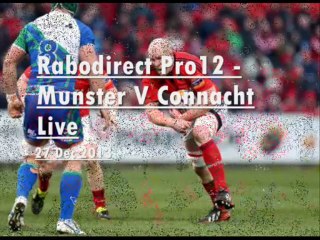 Watch Munster vs Connacht 27 Dec 2013