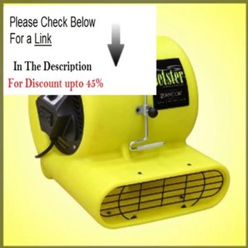Clearance BlueDri Jetster ETL Listed Yellow Air Mover Carpet Blower & Floor Dryer with low amps + GFCI & Carpet Clamp 1...