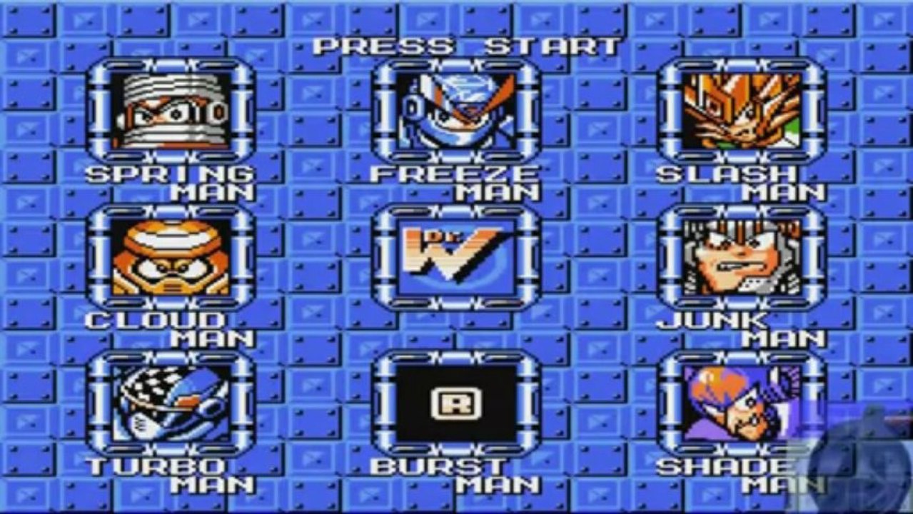 Rockman 7  8 bits /Dolor de garganta u.u + Burst man / Parte 1 (Guia)