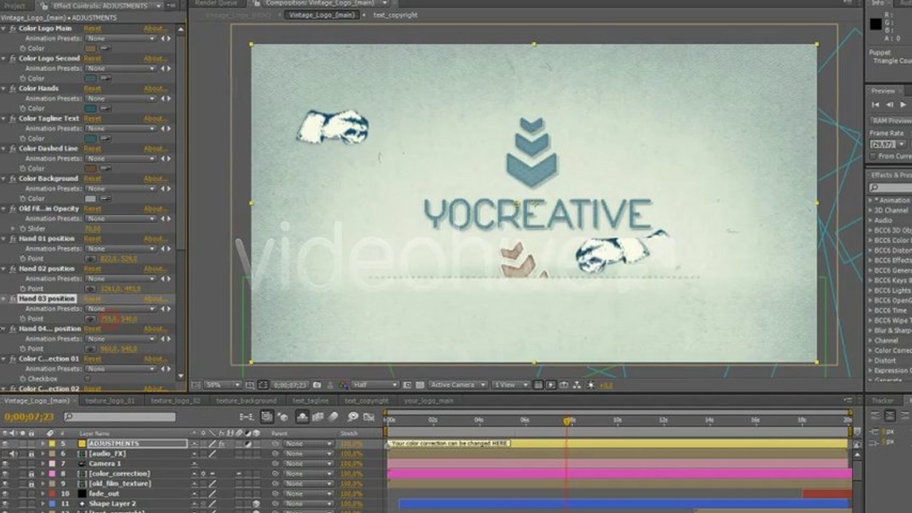 Vintage Logo - After Effects Template