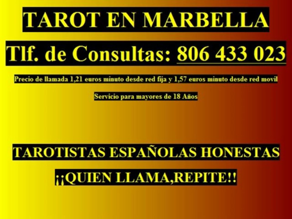 cartas de tarot en marbella