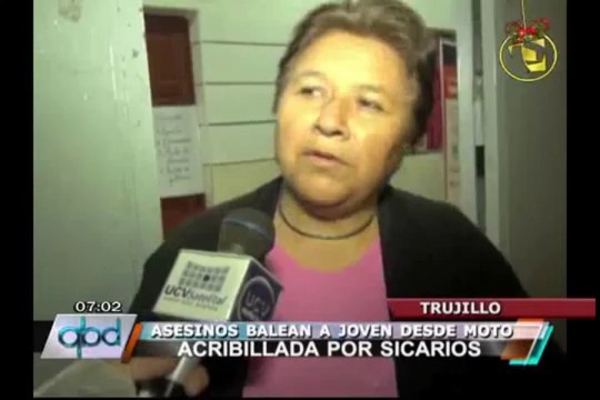 Joven de 22 años fue acribillada por sicarios motorizados en Trujillo