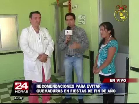 Doctores brindan recomendaciones para evitar quemaduras en fiestas