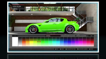 Forza 5 Xbox One A Look At The Upgrade Shop And Paint Shop (HD)