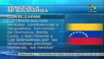 Venezuela se solidariza con el Caribe debido a las fuertes lluvias
