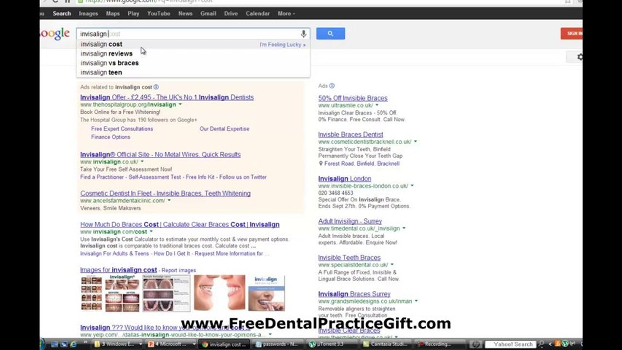 The GOLD Dentist SEO keywords