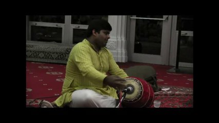 HINDU TEMPLE OF GREATER CHICAGO: EKANTHA SEVA VEENA CONCERT: PERCUSSION SOLO