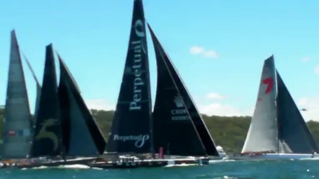 2013 Rolex Sydney Hobart Yacht Race Stunning Start Dec 26th Sydney Harbour