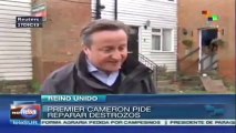 RU: Cameron recorre localidades afectadas por inundaciones