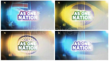 Waving Flag on 3D Title - After Effects Template