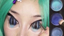 Real Anime Eyes _ Hatsune Miku Makeup _ 繝ｪ繧｢繝ｫ繧｢繝九Γ繧｢繧､・壼・髻ｳ繝溘け