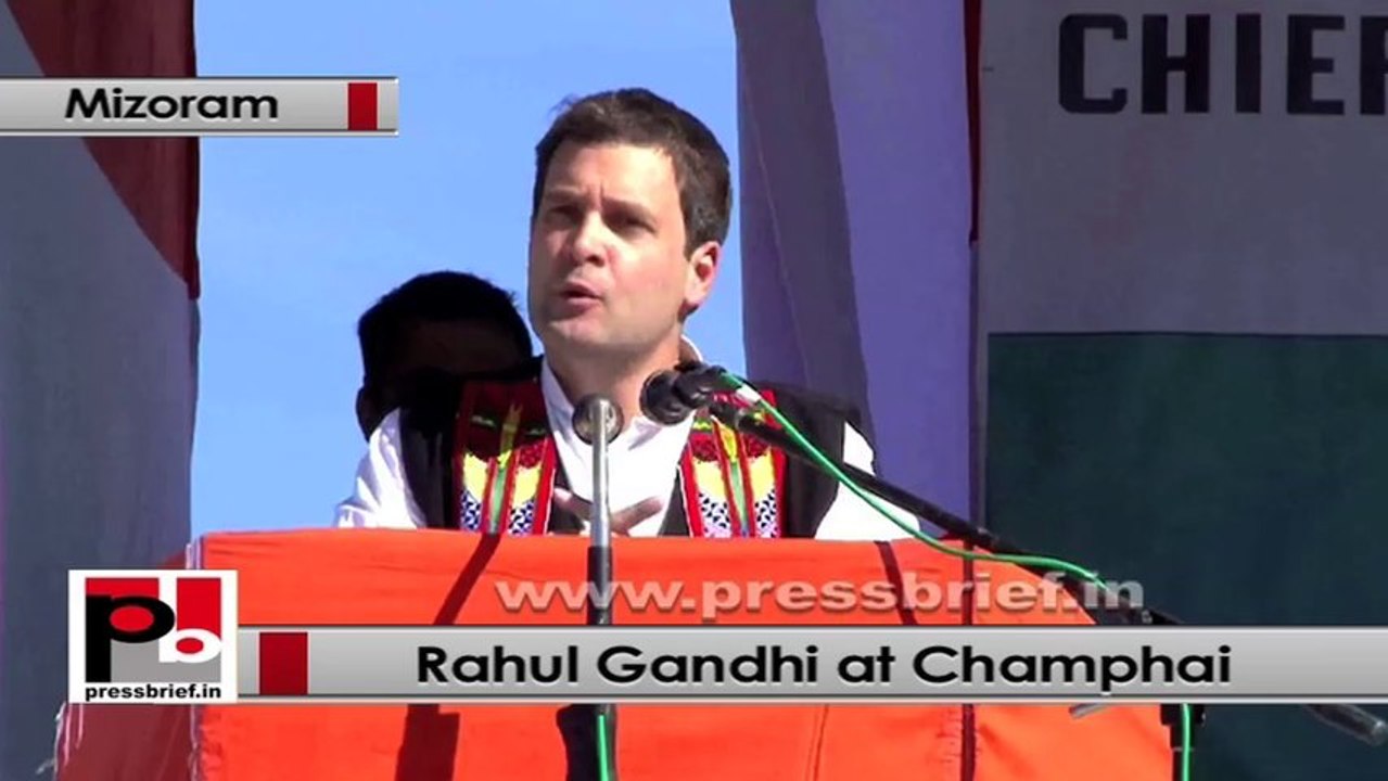 Rahul Gandhi: I feel a special bond with Mizoram