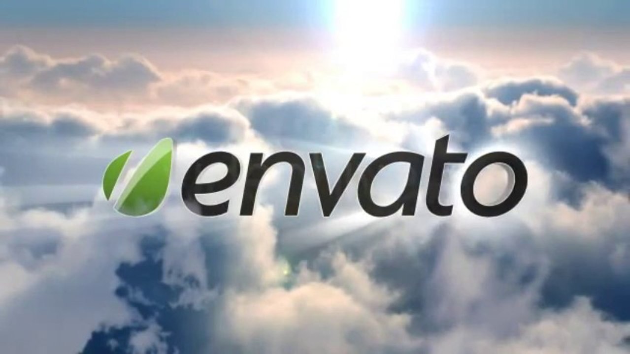 3D Logo In The Sky Reveal - After Effects Template