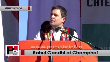 Rahul Gandhi: I am happy the youth of Mizoram is getting jobs in all over the country