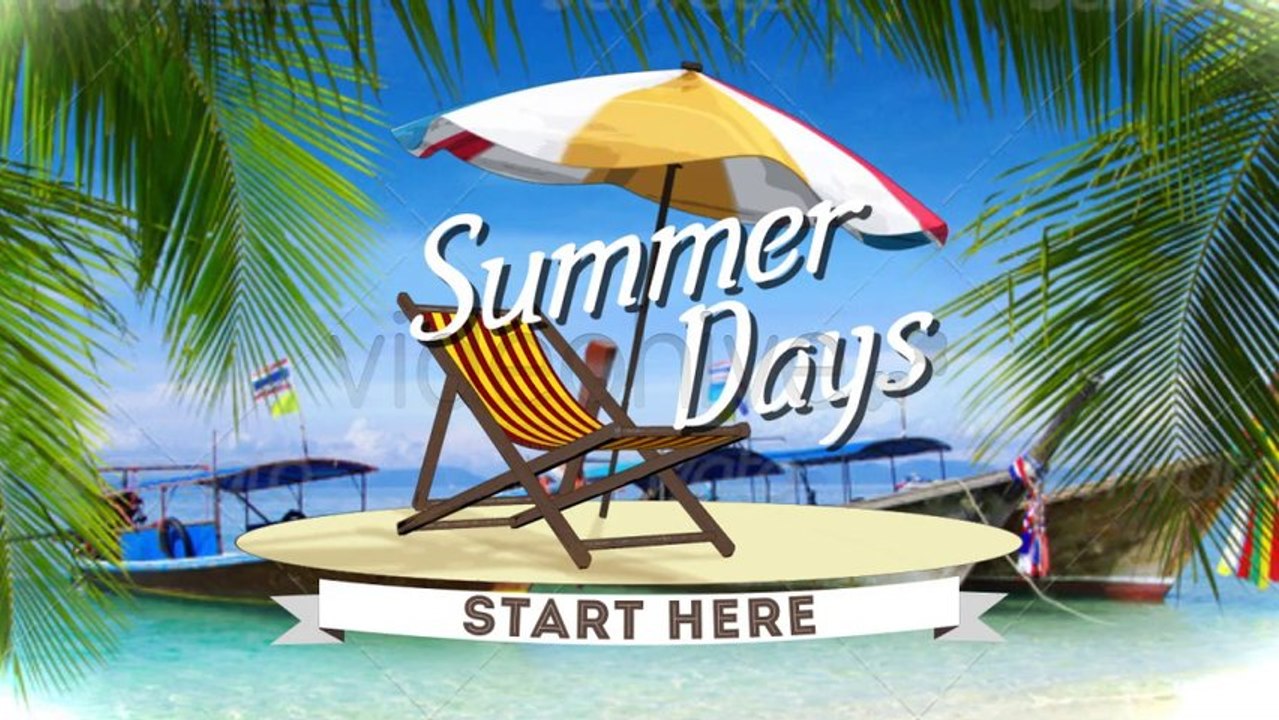 Summer Intro - After Effects Template