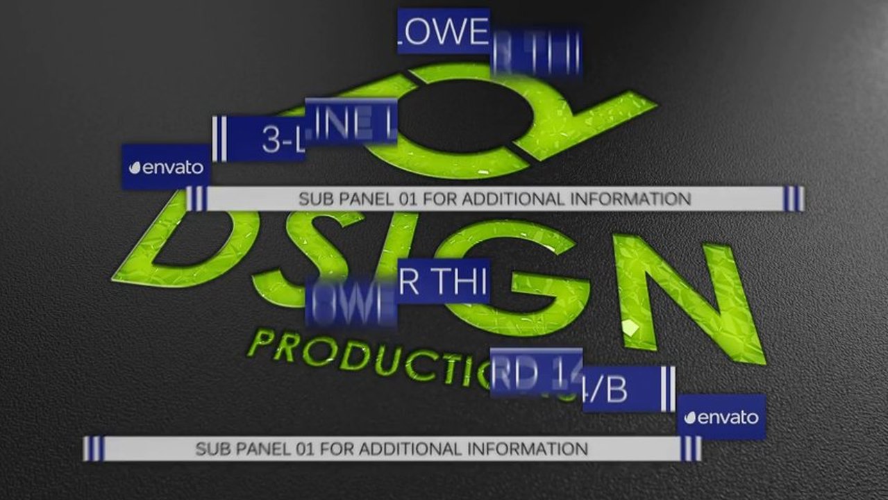 Lower Thirds Physics (50-Pack) - After Effects Template