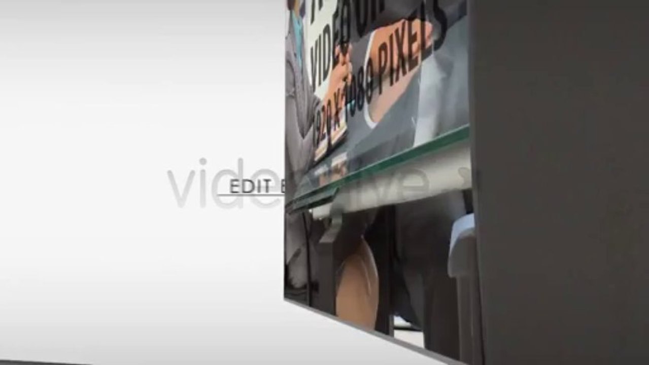 Man And Notice Board - After Effects Template