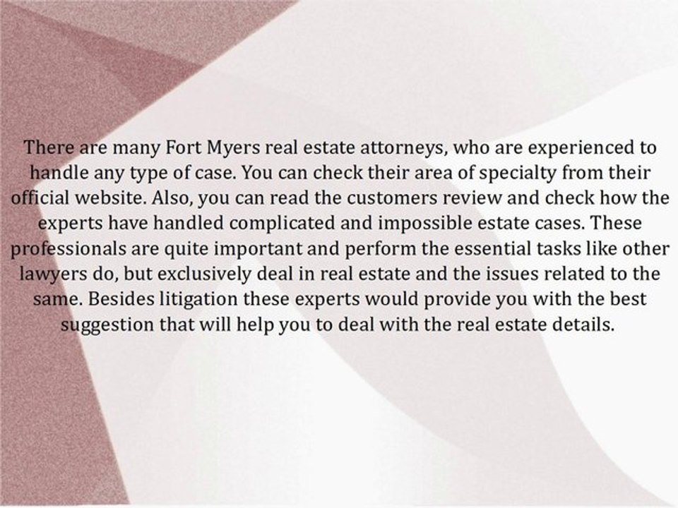 Fort Myers Real Estate Lawyer - Halelawgroup.com