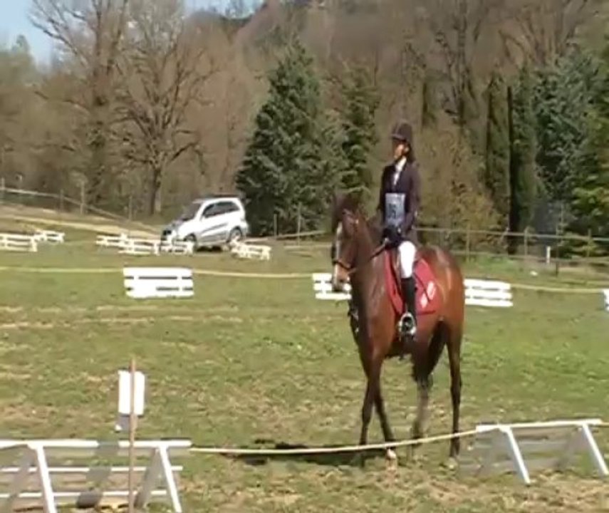 Odra et Mégane, Dressage CCE Le Vernet, 14 avril 2013
