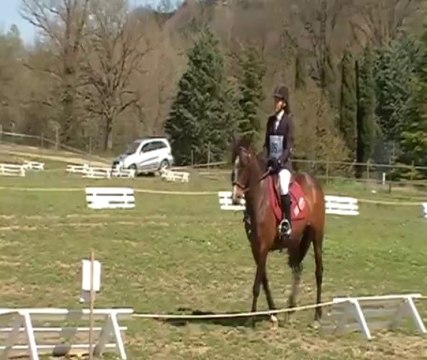 Odra et Mégane, Dressage CCE Le Vernet, 14 avril 2013