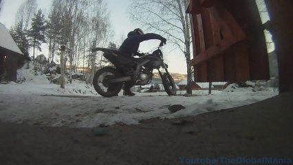 Hard Cold Start On The Derbi 125cc