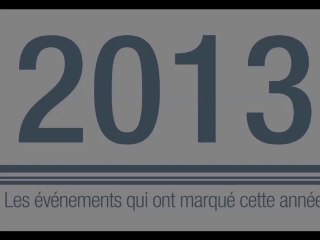 Les événements de l'année 2013
