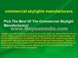 commercial skylights manufacturers