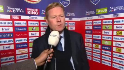 26-02-2012 Ronald Koeman na PSV - Feyenoord